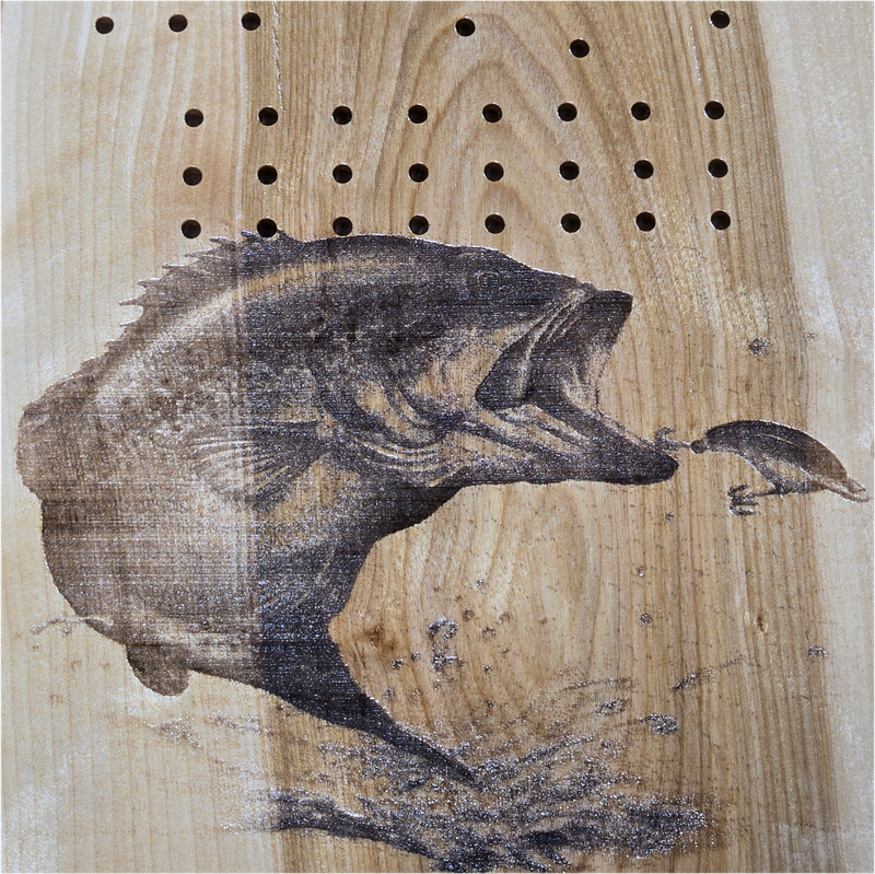 Cribbage Board 3 track Bass