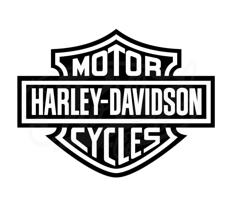 Harley-Davidson Motor Cycles Logo Premium Vinyl Decal