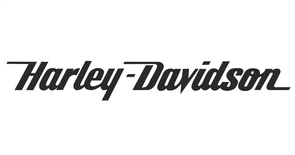 Harley-Davidson Text Logo Premium Vinyl Decal