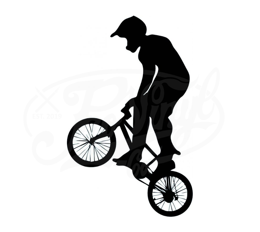BMX Rider - Vinyl Decal Sticker