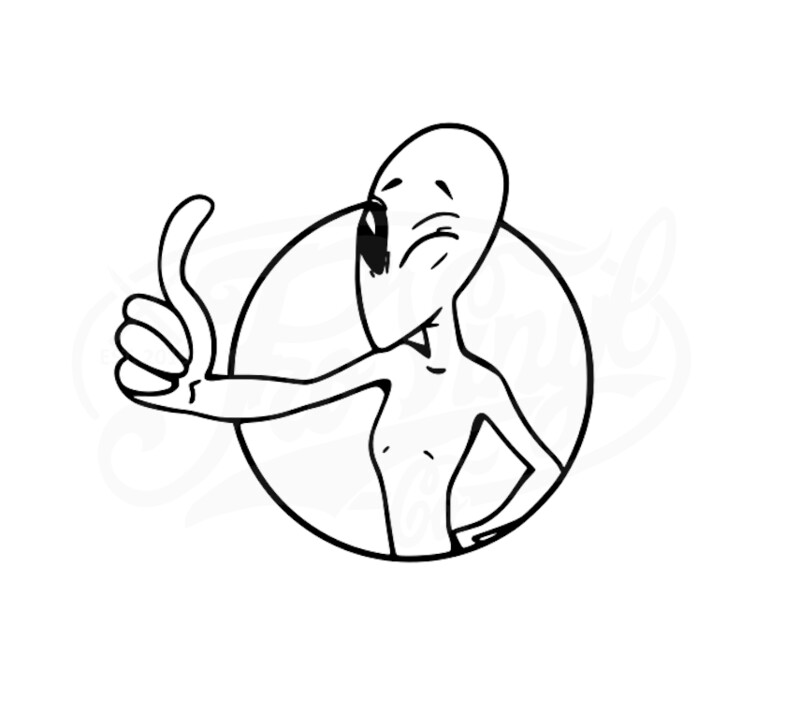 Alien Thumbs Up