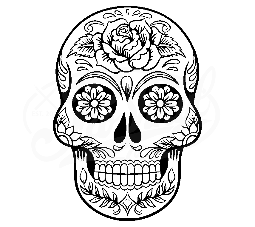 Dia de Muertos - Day of the Dead Skull