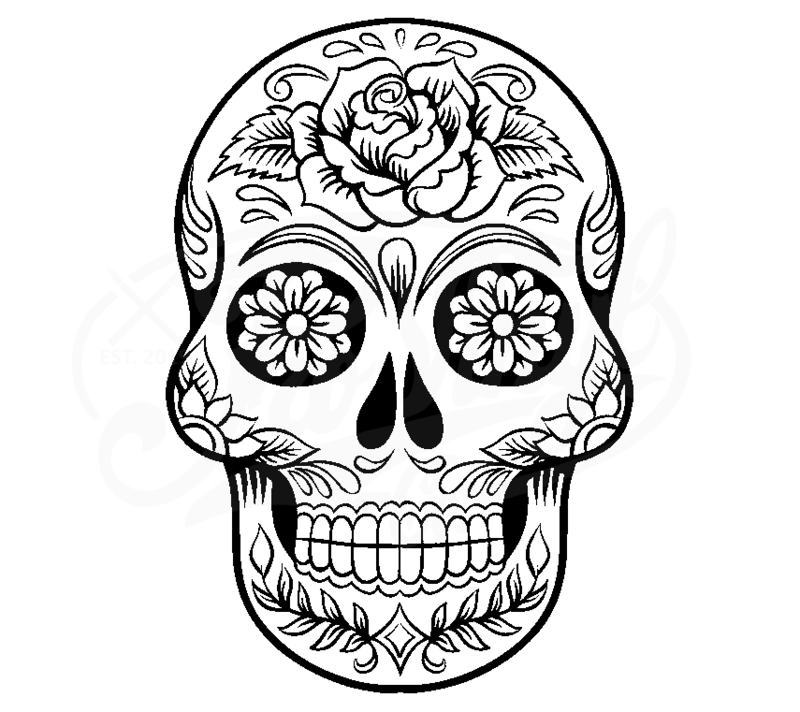 Dia de Muertos - Day of the Dead Skull
