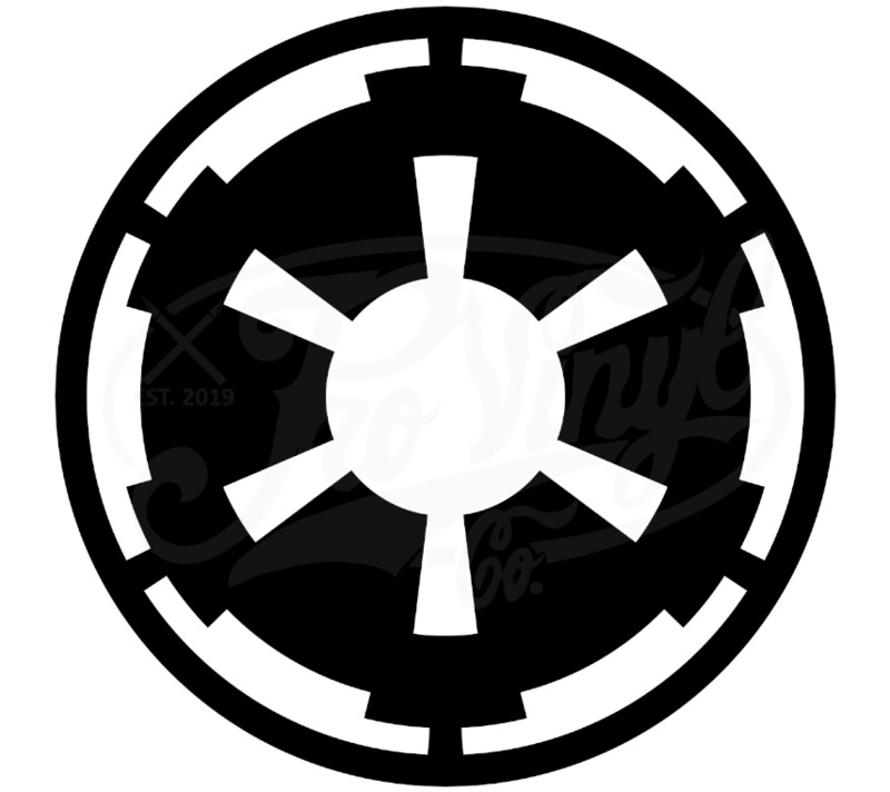 Galactic Empire Logo - Vinyl Decal Sticker