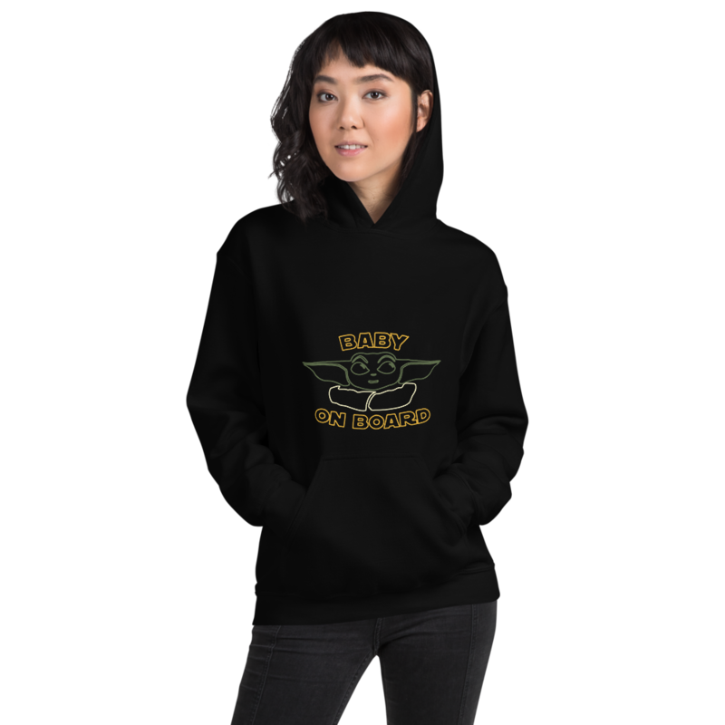 Baby On Board - Baby Yoda - The Child - Unisex Hoodie