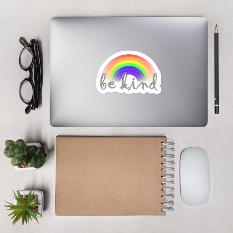 Be Kind Printed Vinyl Sticker