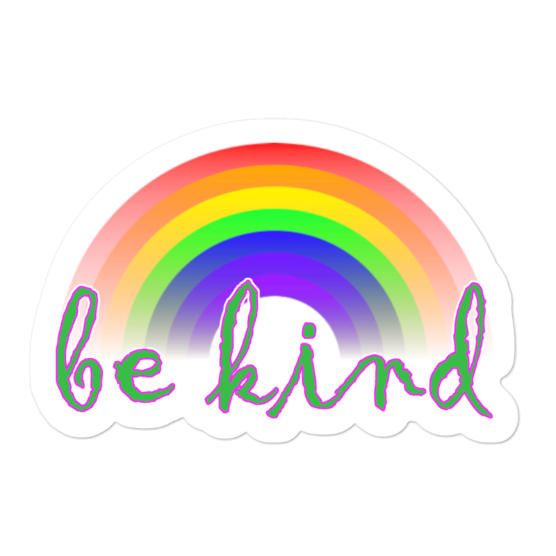 Be Kind Printed Vinyl Sticker