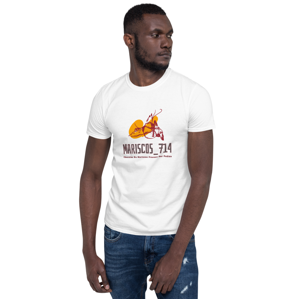 Mariscos_714 Short-Sleeve Unisex T-Shirt, Color: White, Size: S
