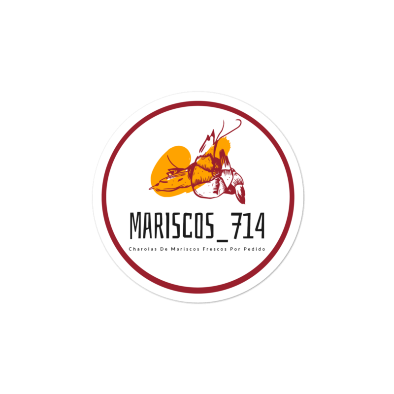Mariscos_714 Printed Vinyl Sticker