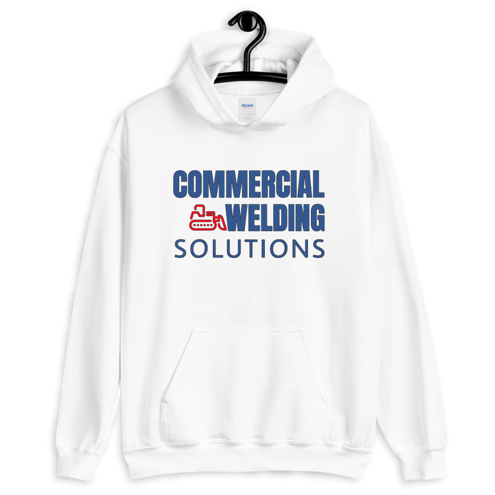 CWS Large Front Logo Hoodie, Color: White, Size: S