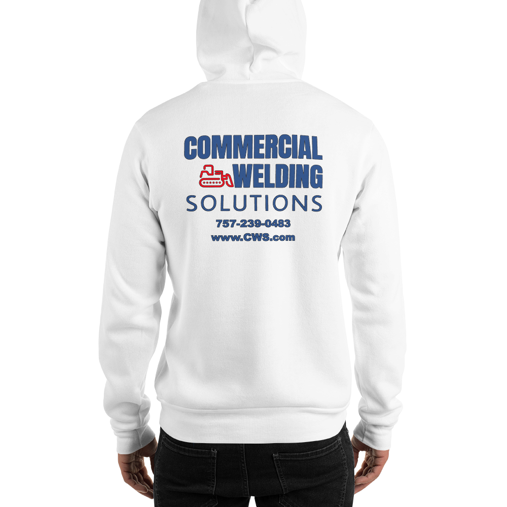 CWS Back Logo Hoodie, Color: White, Size: S