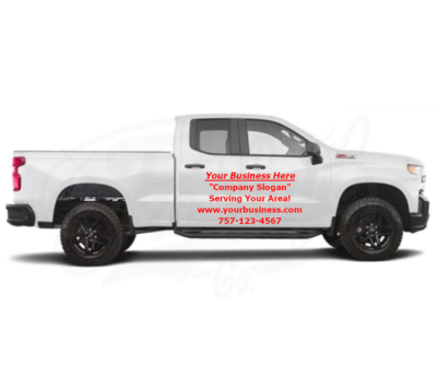Commercial Vehicle Lettering