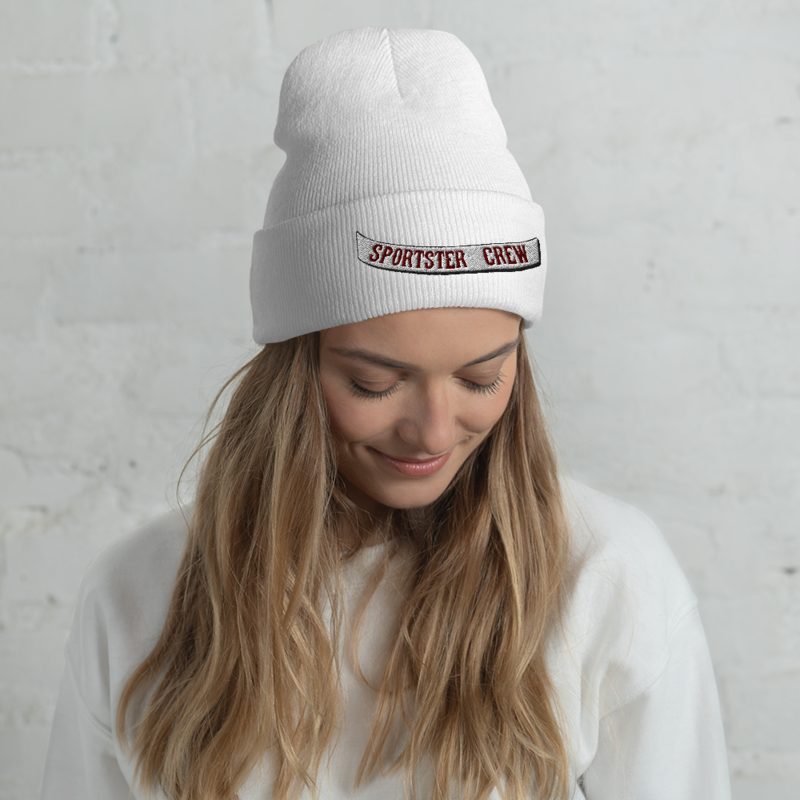 Sportster Crew Rocker Logo Cuffed Beanie