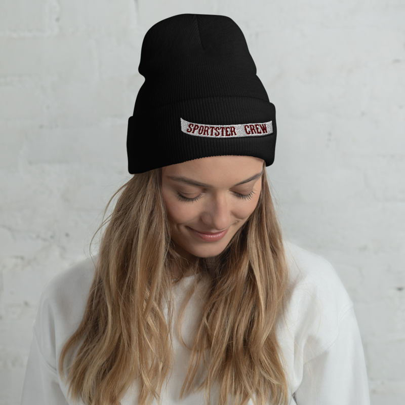 Sportster Crew Rocker Logo Cuffed Beanie