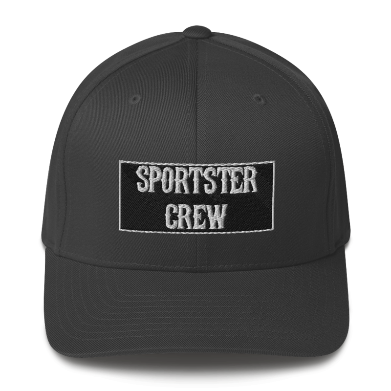 Sportster Crew Patch Logo Trucker Flexfit Hat