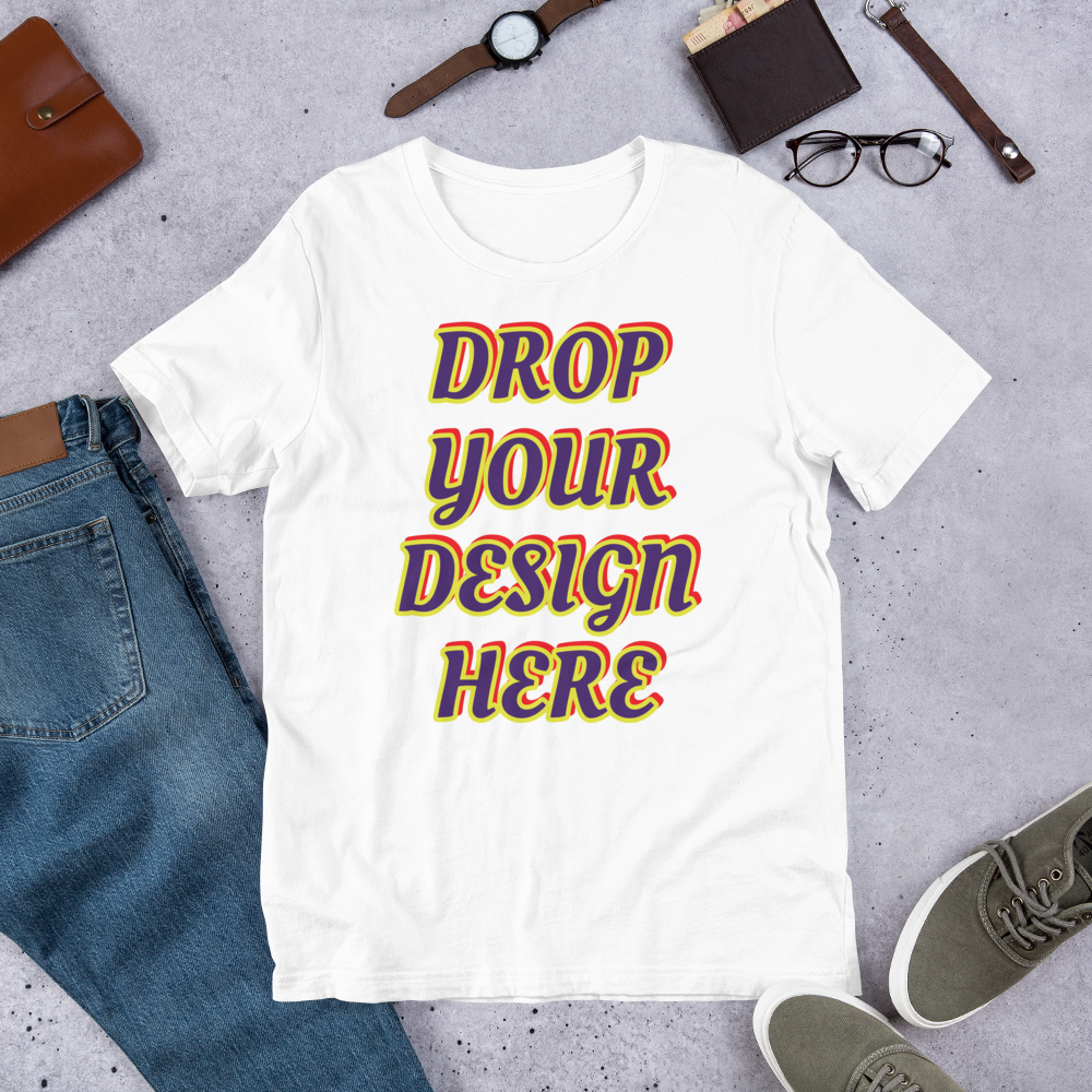 Make your own Premium T-Shirt!, Color: White, Size: XS