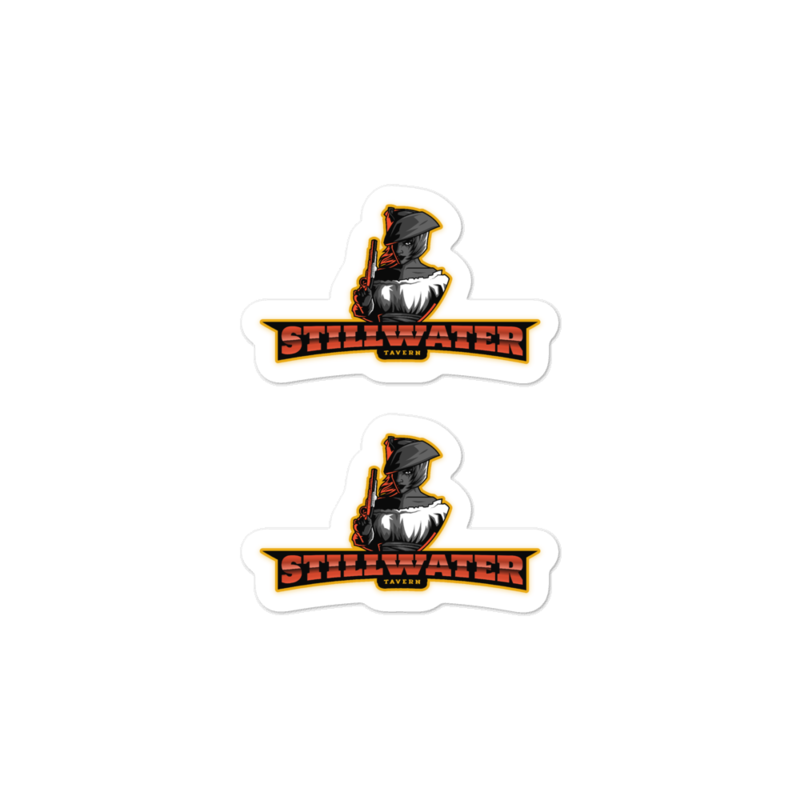 Stillwater Pirate Girl Logo Vinyl Sticker Pair