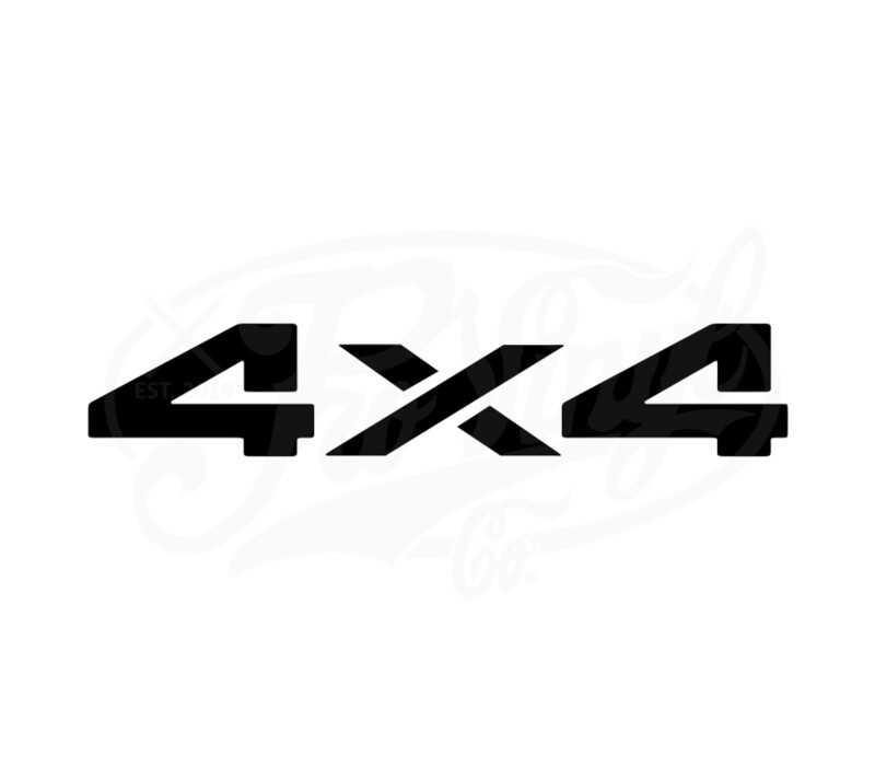 4x4 Truck Decal