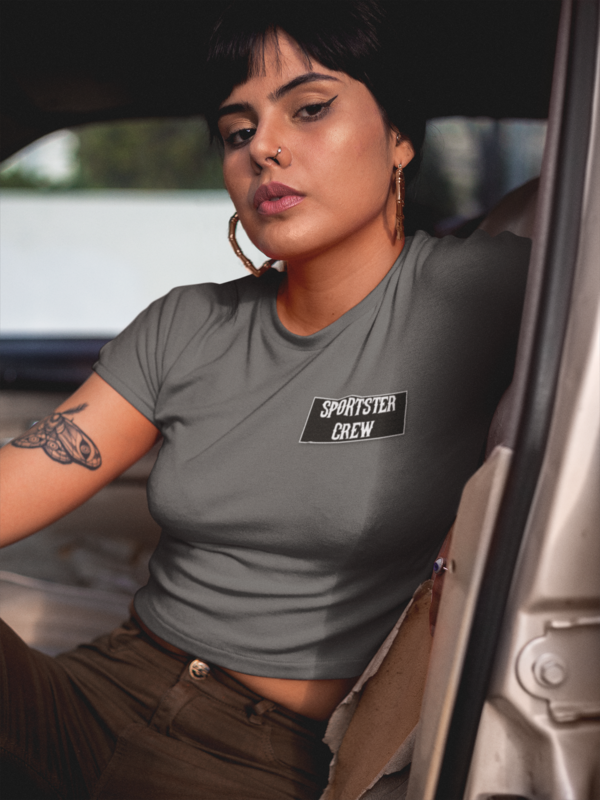 Sportster Crew Evo T-Shirt with Patch on Front