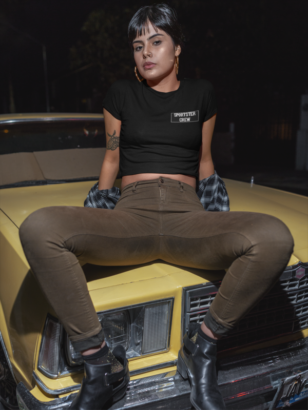 Sportster Crew Evo T-Shirt with Patch on Front