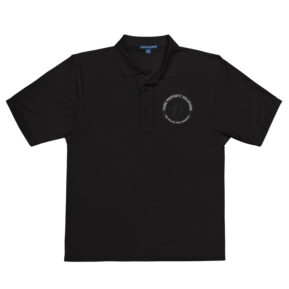 TPS Embroidered Premium Polo Shirt - Men&#39;s Port Authority K500, Color: Black, Size: S