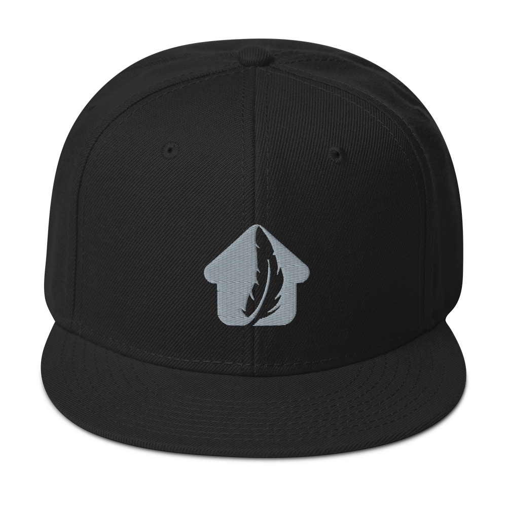 TPS House Snapback Hat, Color: Black