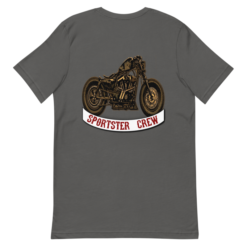 Sportster Crew Sporty T-Shirt with Sporty on Front