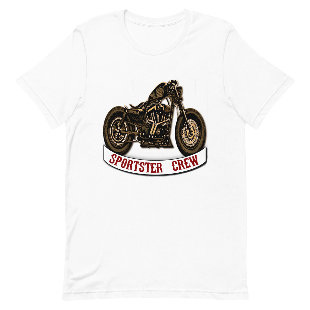 Sportster Crew Sporty T-Shirt, Color: White, Size: XS