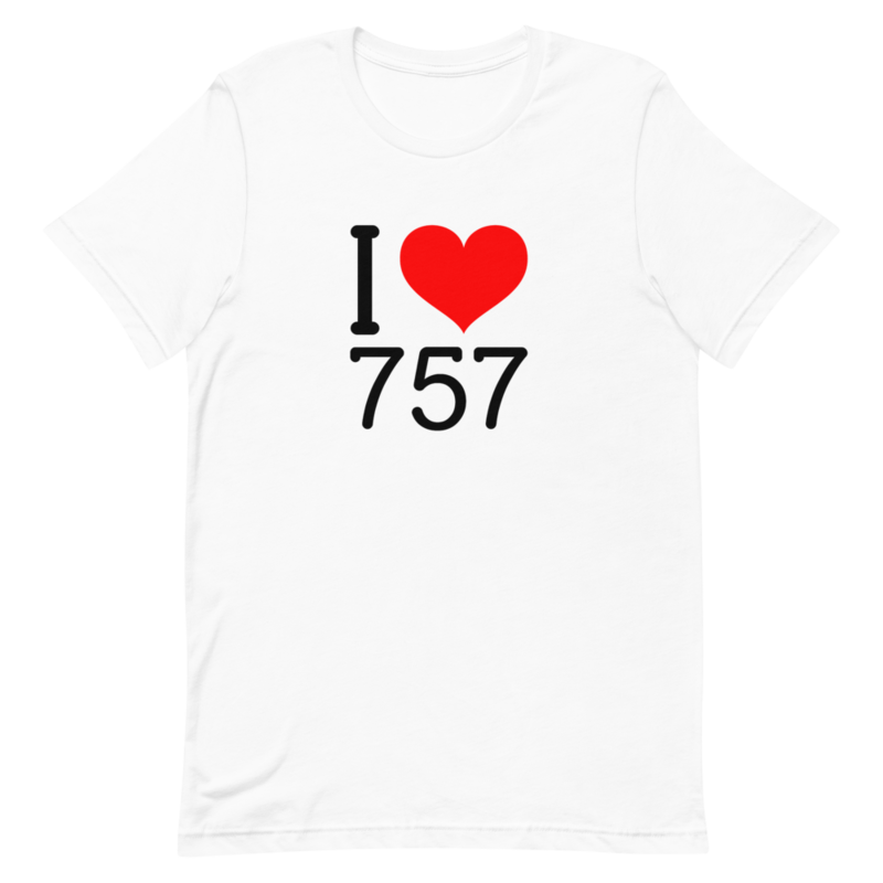 I Love 757 T-Shirt