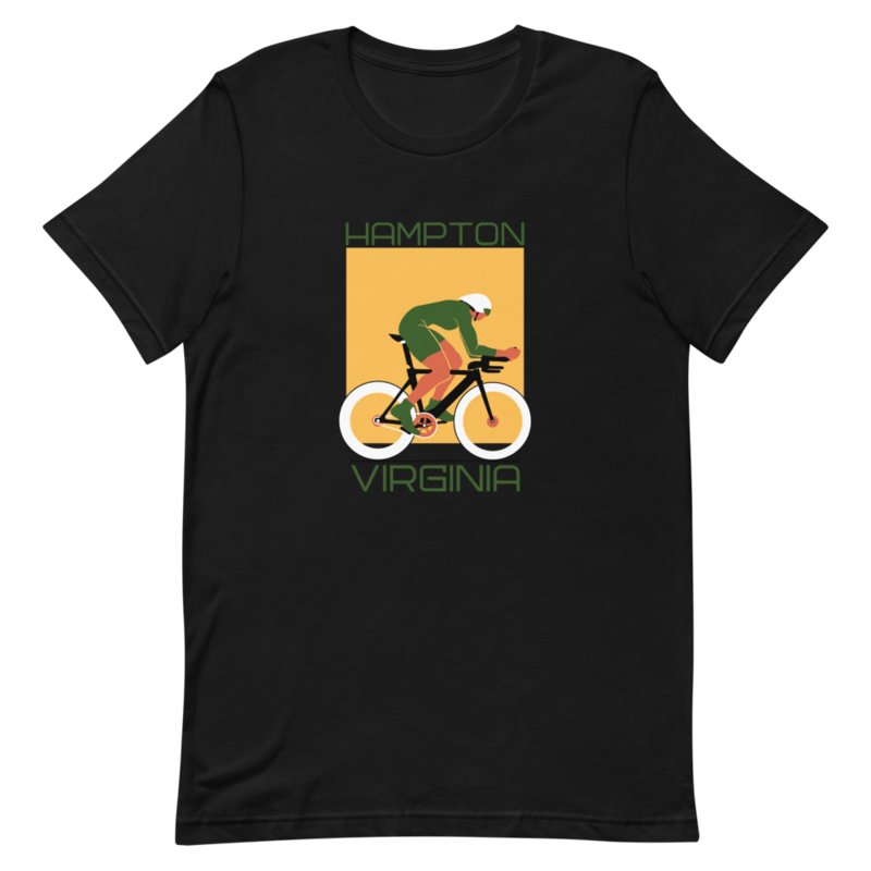 Hampton, Virginia Bicycler T-Shirt