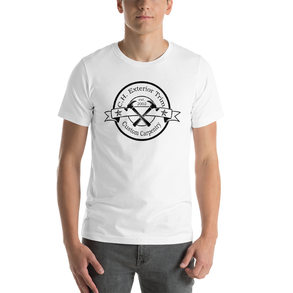 C.H. Exterior T-Shirt Front Logo, Color: White, Size: XS