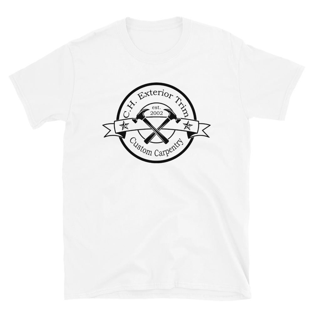 C.H. Exterior T-Shirt Front Logo, Color: White, Size: S