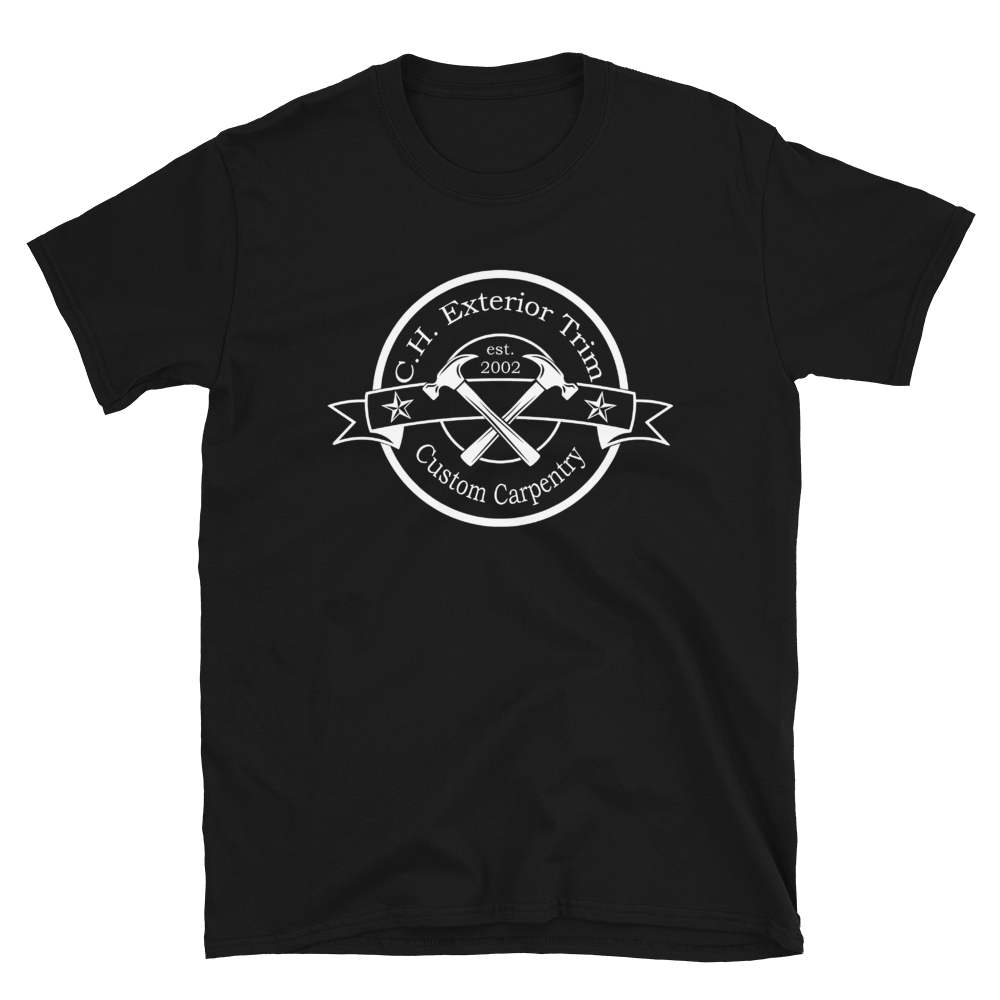 C.H. Exterior T-Shirt Front Logo, Color: Black, Size: S