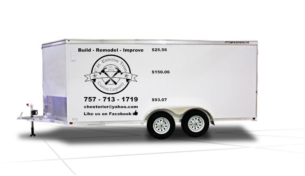 C.H. Exterior Trim Trailer Vinyl Graphics and Lettering, Style: Style 1