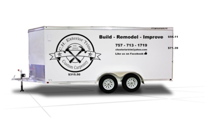 C.H. Exterior Trim Trailer Vinyl Graphics and Lettering Package