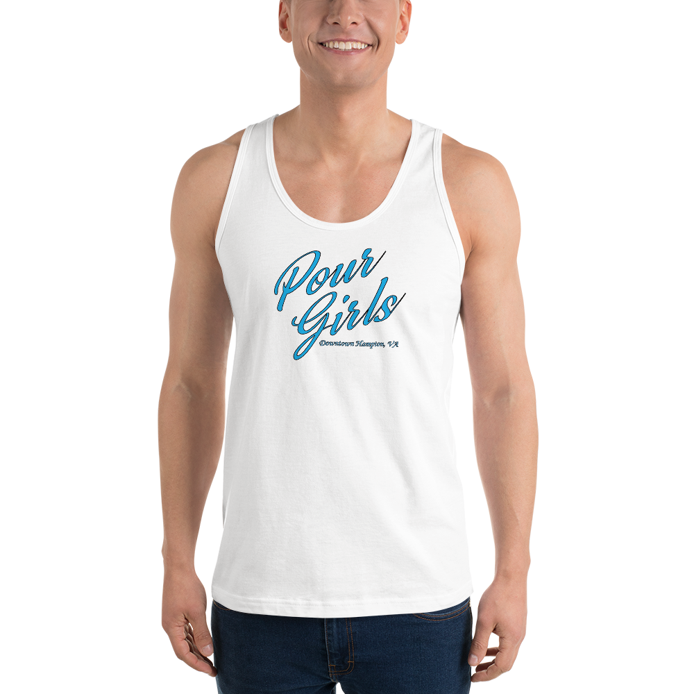 Pour Girls Classic Tank Top - Men&#39;s and Women&#39;s, Color: White, Size: XS