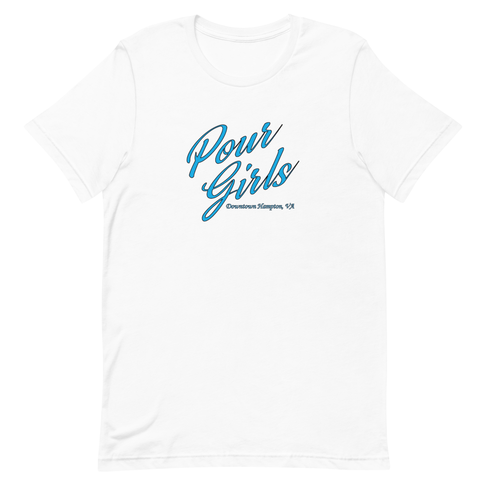 Pour Girls Short-Sleeve Unisex T-Shirt, Color: White, Size: XS