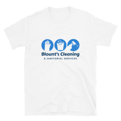 Blount&#39;s Cleaning Large Logo Short-Sleeve Unisex T-Shirt