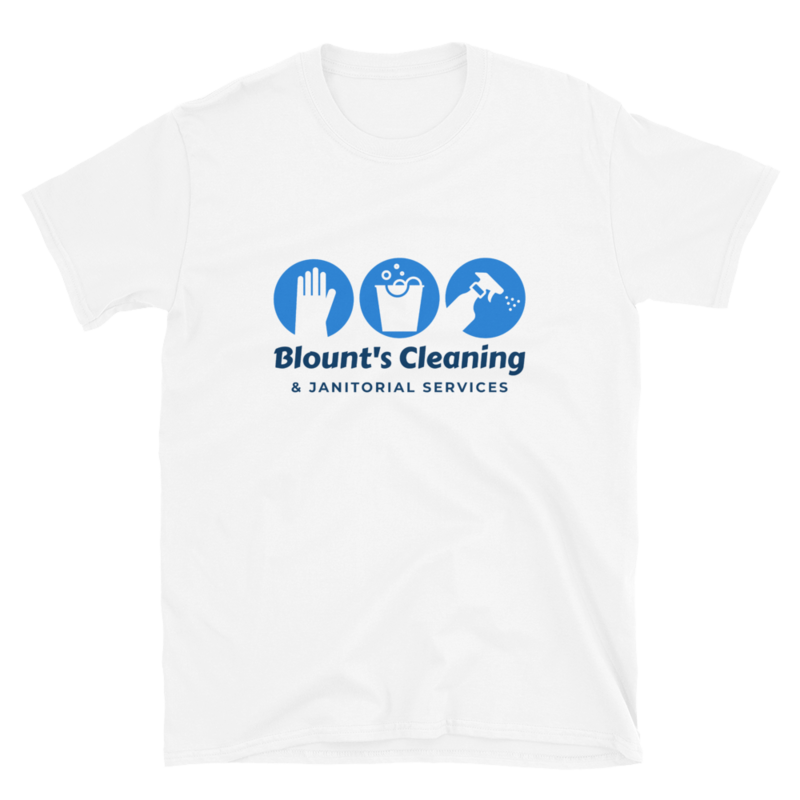 Blount&#39;s Cleaning Large Logo Short-Sleeve Unisex T-Shirt