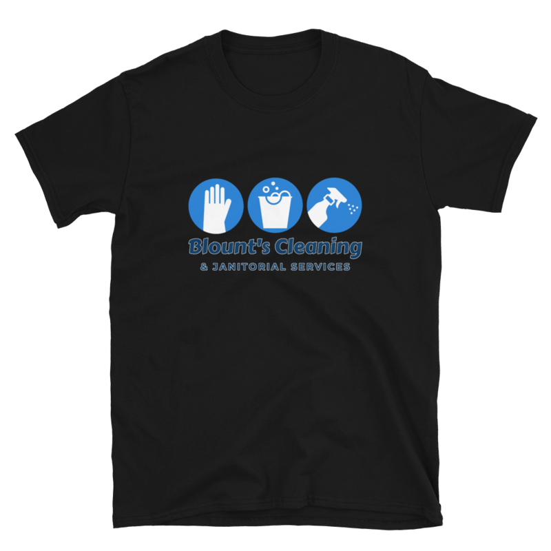 Blount's Cleaning Large Logo Short-Sleeve Unisex T-Shirt