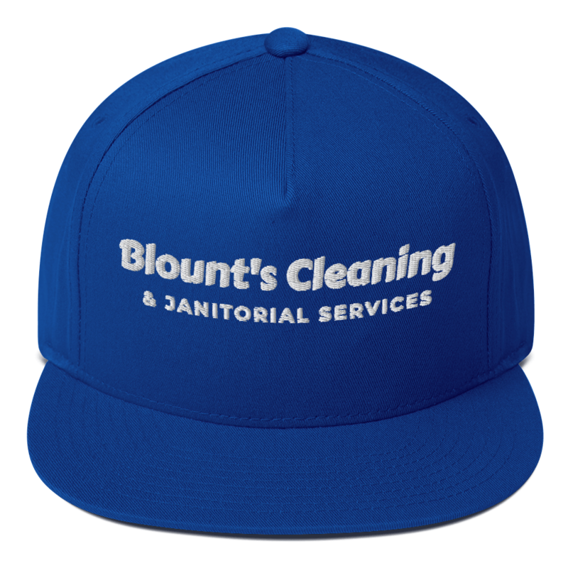 Blount&#39;s Cleaning Flat Bill Cap