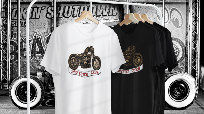 Sportster Crew Garage Rag T-Shirt