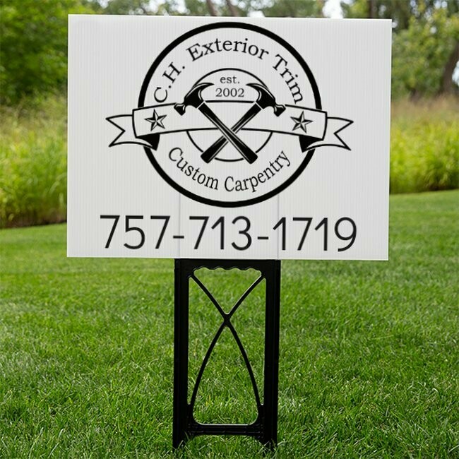 C.H. Exterior Trim Yard Signs