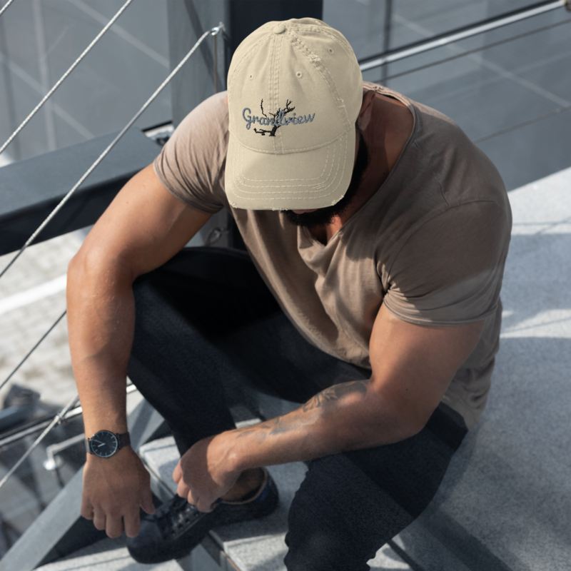 Grandview Island Distressed Dad Hat