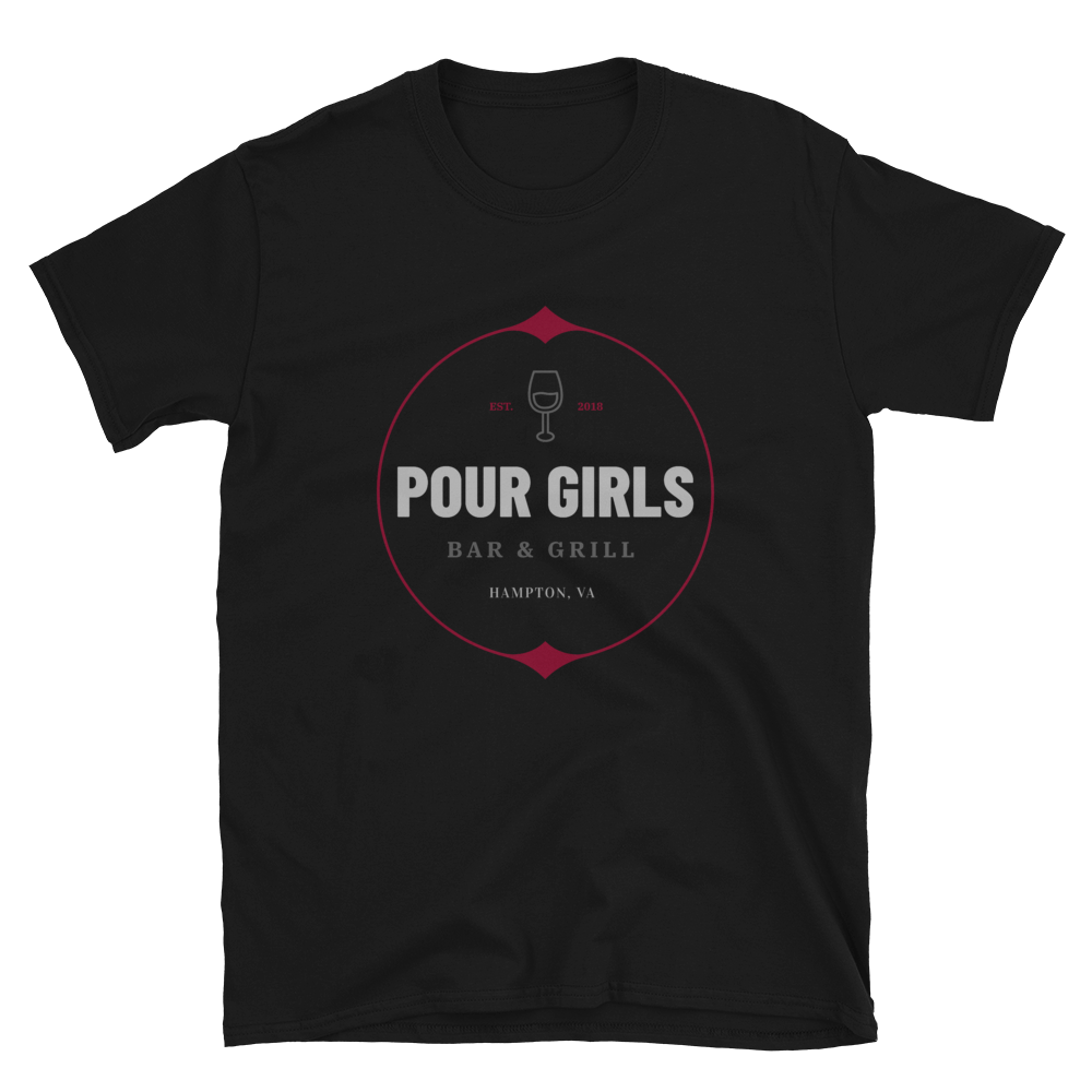 Pour Girls Staff Shirts, Color: Black, Size: S