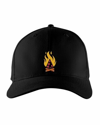 Flame and Pie Logo Embroidered Richardson Snapback Trucker Hat