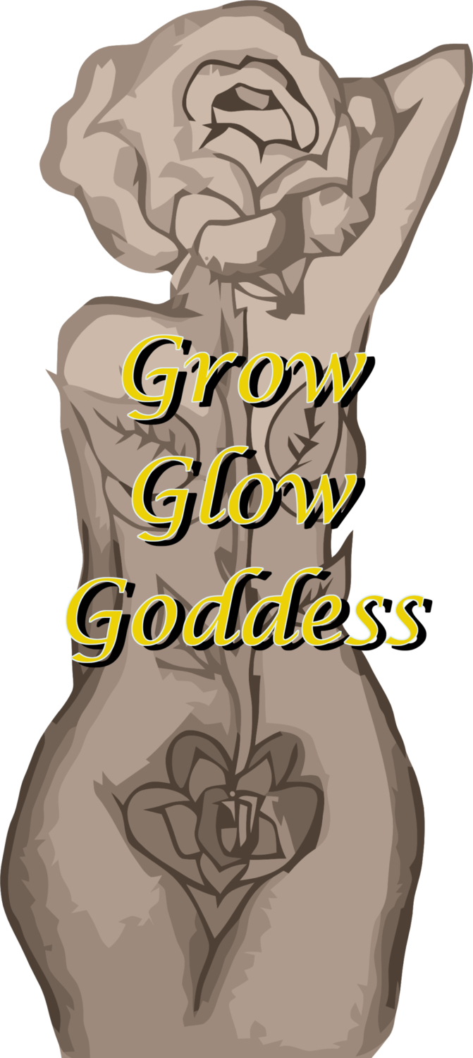 Grow Glow Goddess Clear Roll Labels