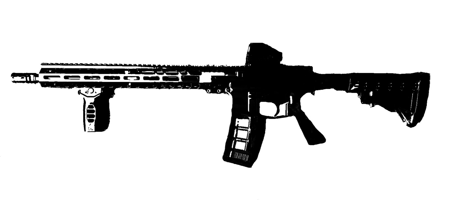 AR-15 30&quot; x 9&quot; Large Decal