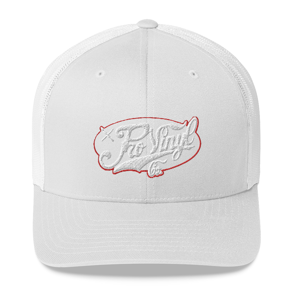 ProVinyl Co. Trucker Cap, Color: White