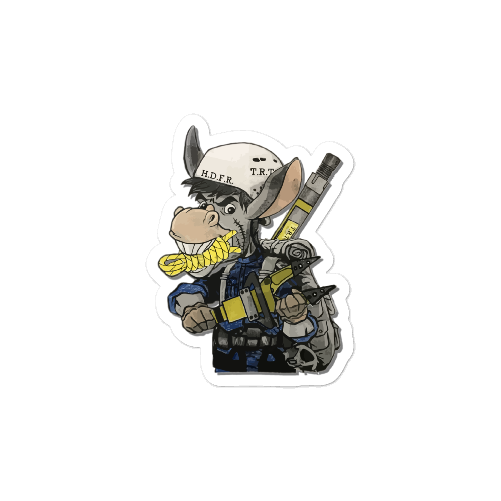 Hampton TECH Team Bubble-free stickers, Size: 3x3